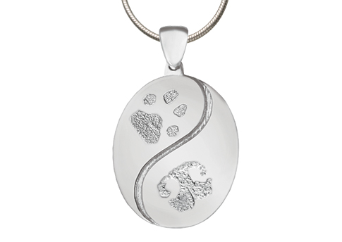Custom Yin/Yang Charm - Sterling Silver-image